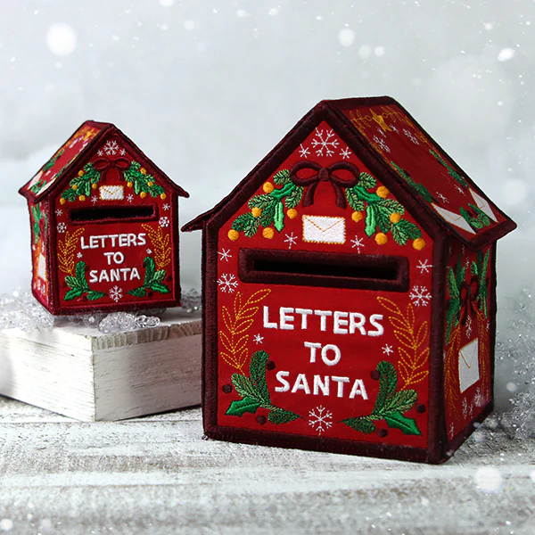 3D Christmas Mailbox (In-the-Hoop) - Image 16