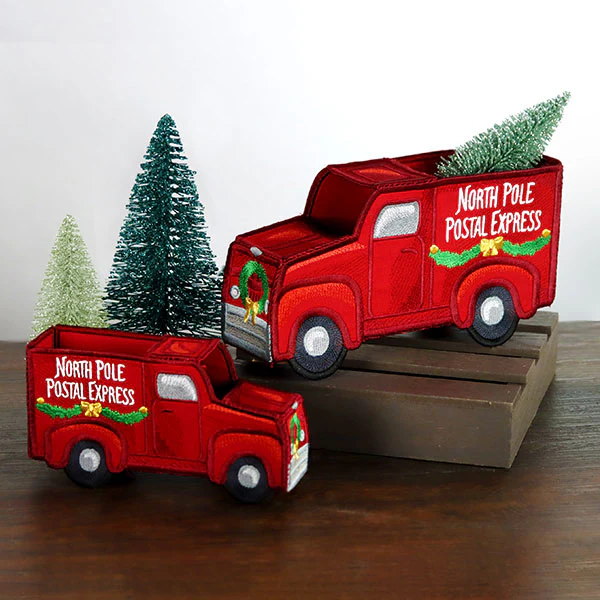 3D North Pole Mail Truck (In-the-Hoop) - Image 4