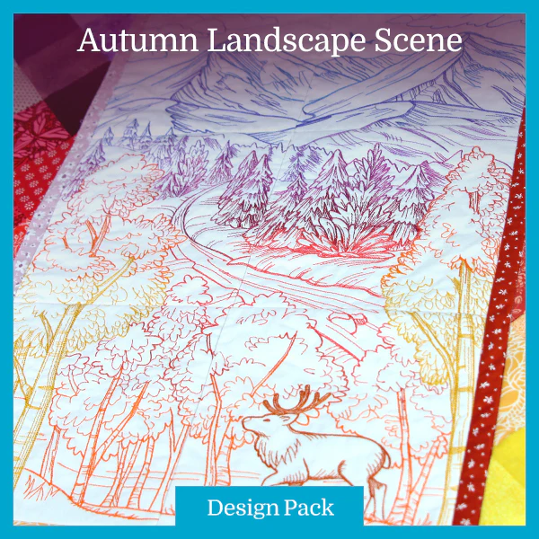 A Autumn Landscape Scene Design Pack - Image 4