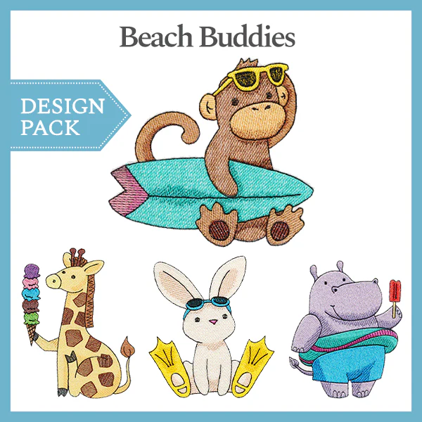A Beach Buddies Design Pack - Image 2