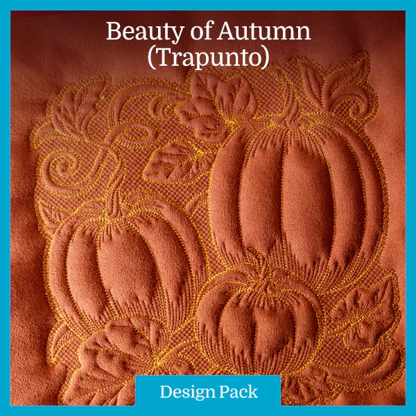 A Beauty in Autumn (Trapunto) Design Pack - Image 3