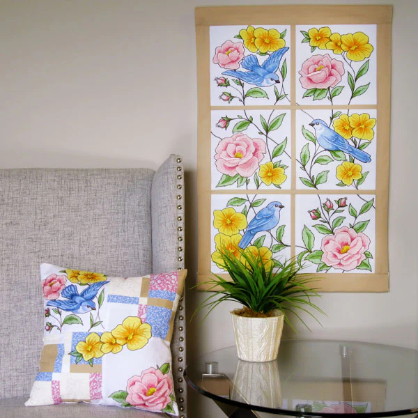 A Birdwatching & Dreaming Scene (Heirloom Applique) Design Pack - Image 2