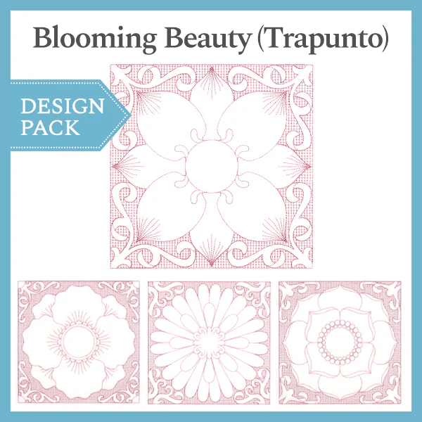 A Blooming Beauty (Trapunto) Design Pack - Image 8