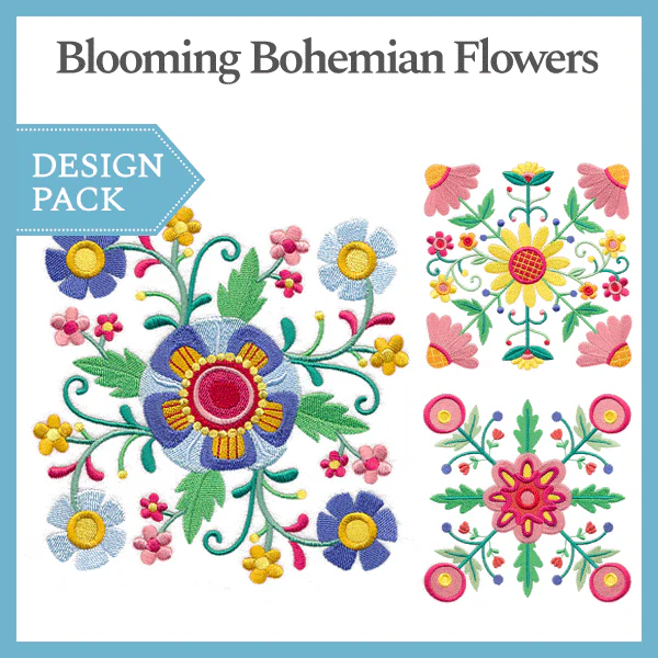 A Blooming Bohemian Flowers Design Pack - Image 6
