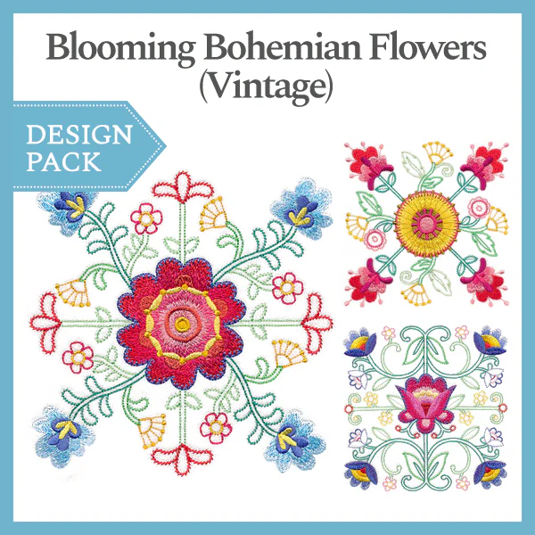 A Blooming Bohemian Flowers (Vintage) Design Pack - Image 5