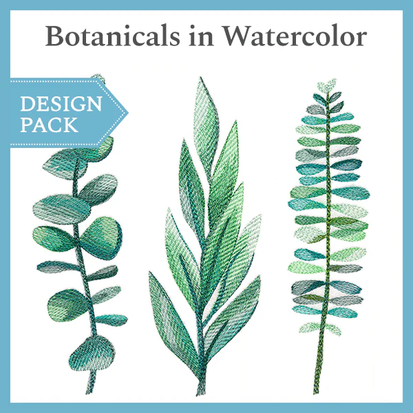 A Botanicals in Watercolor Design Pack - Image 4