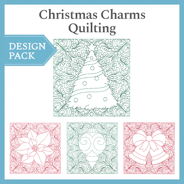 A Christmas Charms Quilting Design Pack - Image 3