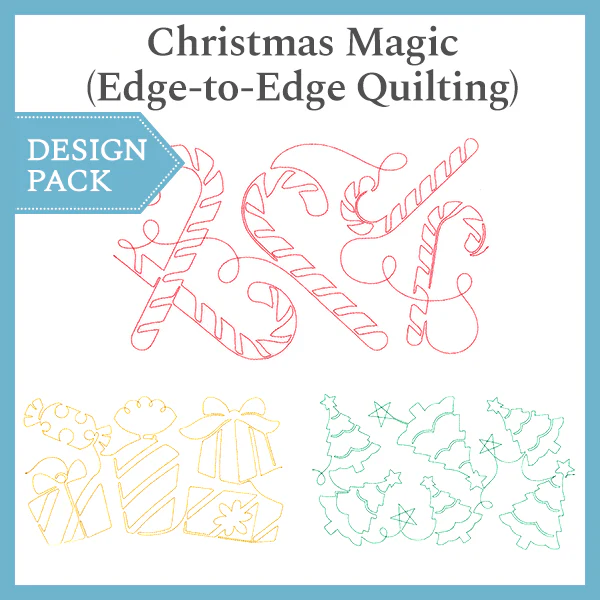 A Christmas Magic (Edge-to-Edge Quilting) Design Pack - Image 2