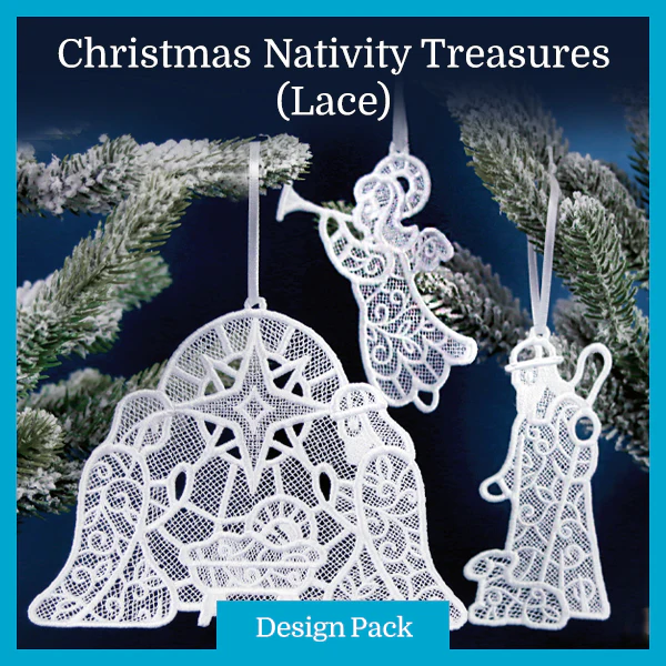 A Christmas Nativity Treasures (Lace) Design Pack - Image 2