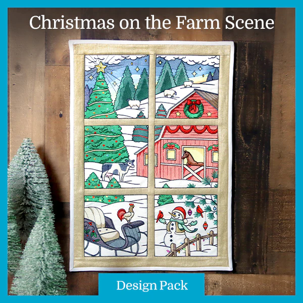 A Christmas on the Farm Scene Design Pack - Image 4