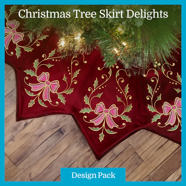 A Christmas Tree Skirt Delights Design Pack - Image 2