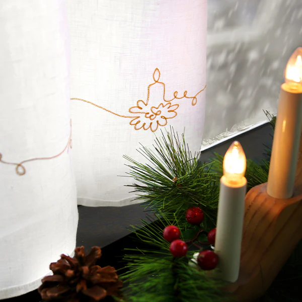 A Continuous  Linework Christmas Borders Design Pack - Image 2
