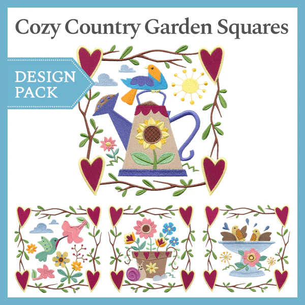 A Cozy Country Garden Squares Design Pack - Image 4