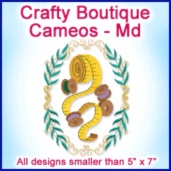 A Crafty Boutique Cameos Design Pack - Image 3