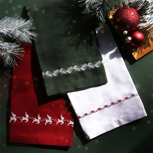 A Delicate Christmas Borders Design Pack - Image 2