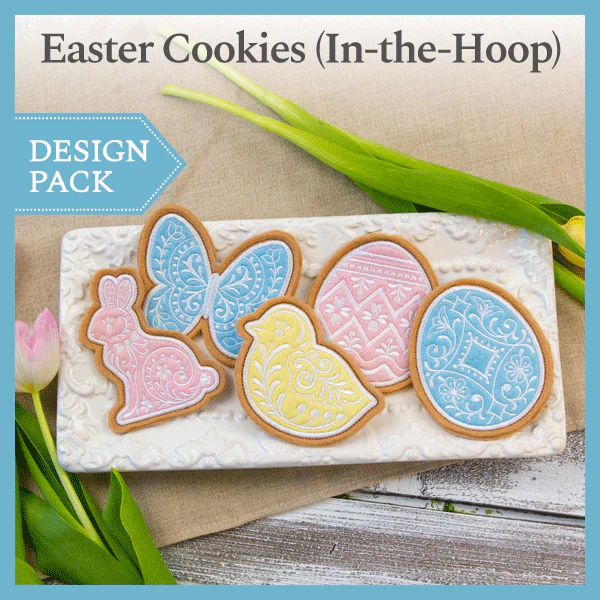 A Easter Cookies (In-the-Hoop) Design Pack - Image 2
