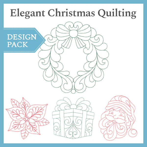 A Elegant Christmas Quilting Design Pack - Image 3