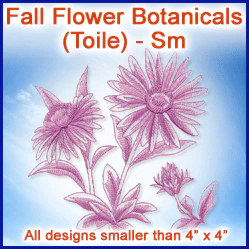 A  Fall Flower Botanicals (Toile) Design Pack - Image 5