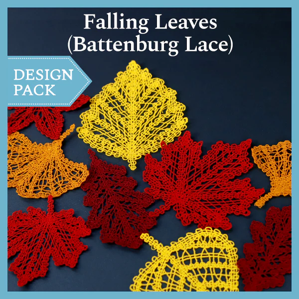A Falling Leaves (Battenburg Lace) Design Pack - Image 3