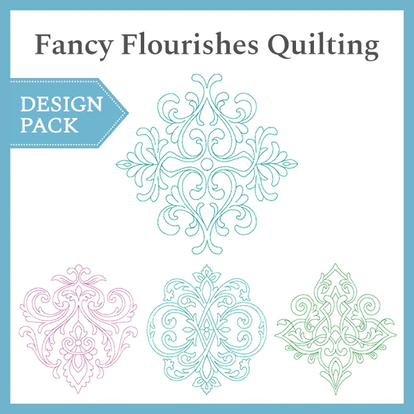 A Fancy Flourishes Quilting Design Pack - Image 3