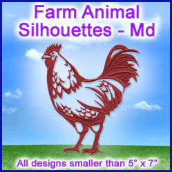A Farm Animal Silhouettes Design Pack - Image 2