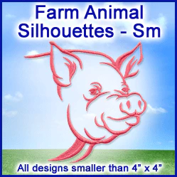 A Farm Animal Silhouettes Design Pack - Image 3