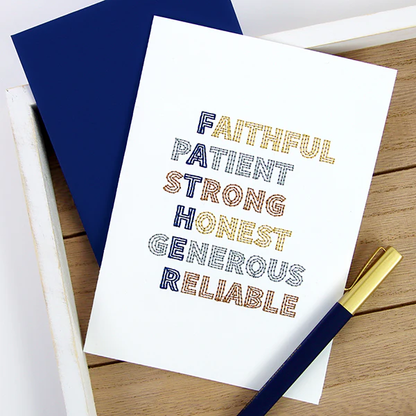 A Father's Character (Cardstock)