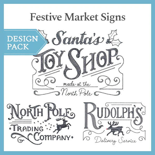 A Festive Market Signs Design Pack - Image 2