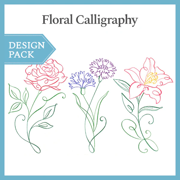 A Floral Calligraphy Design Pack - Image 2