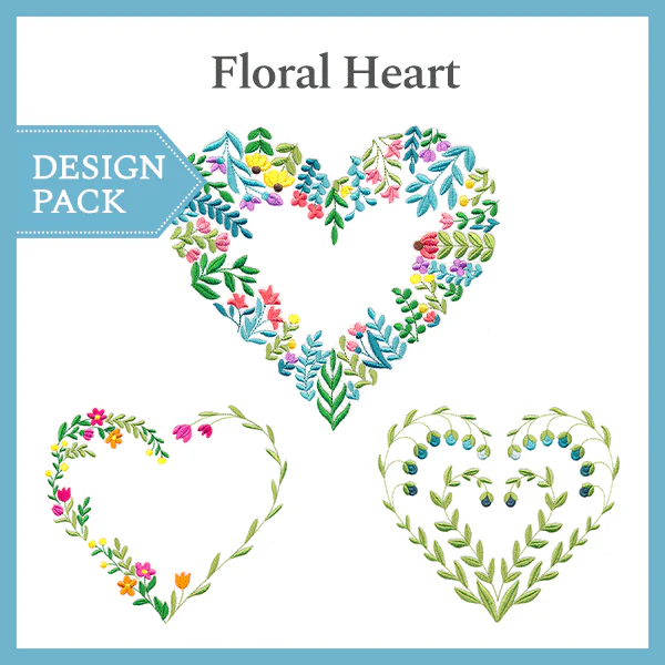 A Floral Heart Design Pack - Image 3
