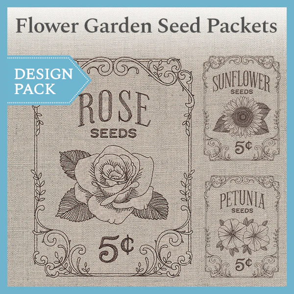 A Flower Garden Seed Packets Design Pack - Image 2