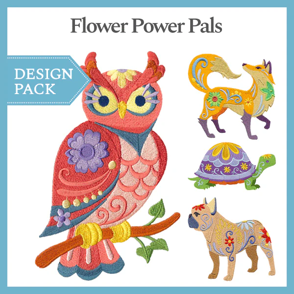 A Flower Power Pals Design Pack - Image 2