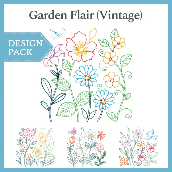 A Garden Flair (Vintage) Design Pack - Image 4