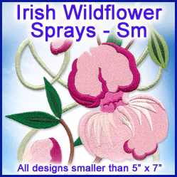 A Irish Wildflower Sprays Design Pack - Image 4