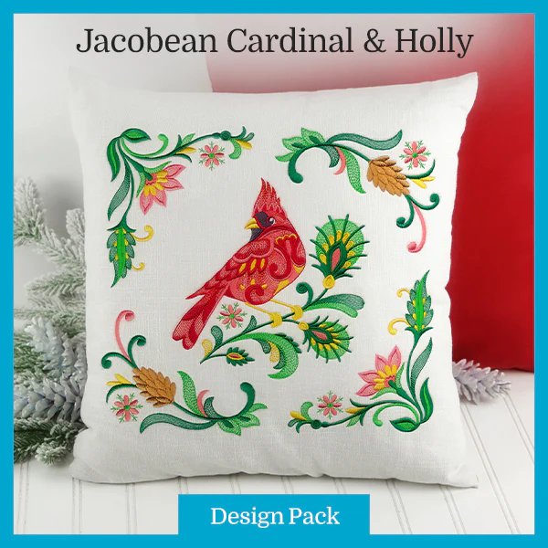 A Jacobean Cardinal & Holly Design Pack - Image 4