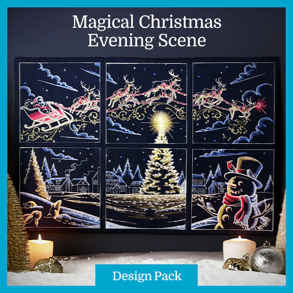 A Magical Christmas Evening Scene Design Pack - Image 3