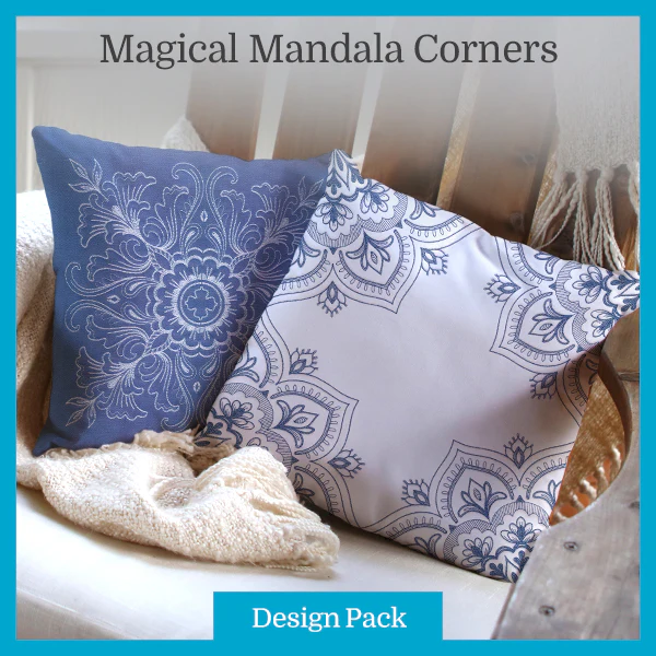 A Magical Mandala Corners Design Pack