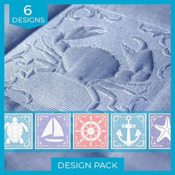A Nautical Adventures (Trapunto) Design Pack - Image 2
