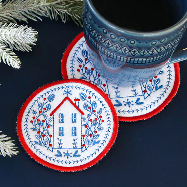 A Nordic Necessities Coasters & Circles (In-the-Hoop) Design Pack - Image 13