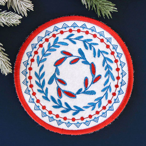 A Nordic Necessities Coasters & Circles (In-the-Hoop) Design Pack - Image 4