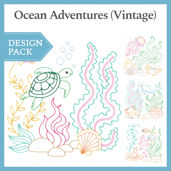 A Ocean Adventures (Vintage) Design Pack - Image 4