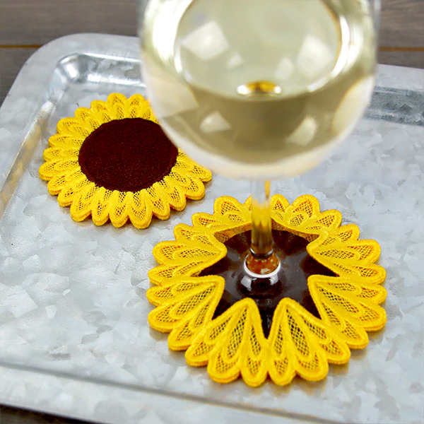 A Party Time Wine Glass Coasters (Lace) Design Pack - Image 13