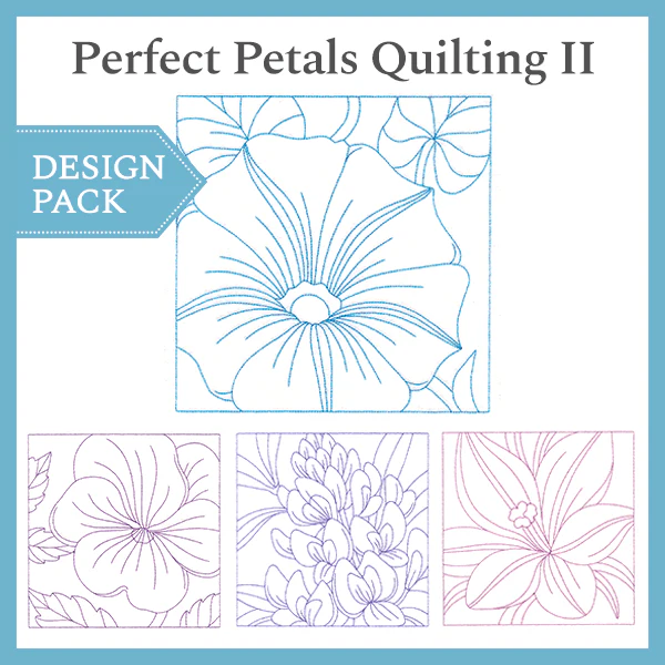 A Perfect Petals Quilting II Design Pack - Image 3