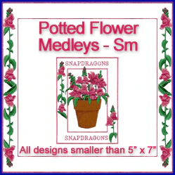 A Potted Flower Medleys Design Pack - Image 4