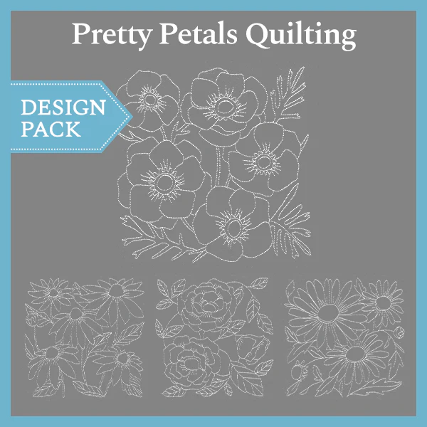 A Pretty Petals Quilting Design Pack - Image 5