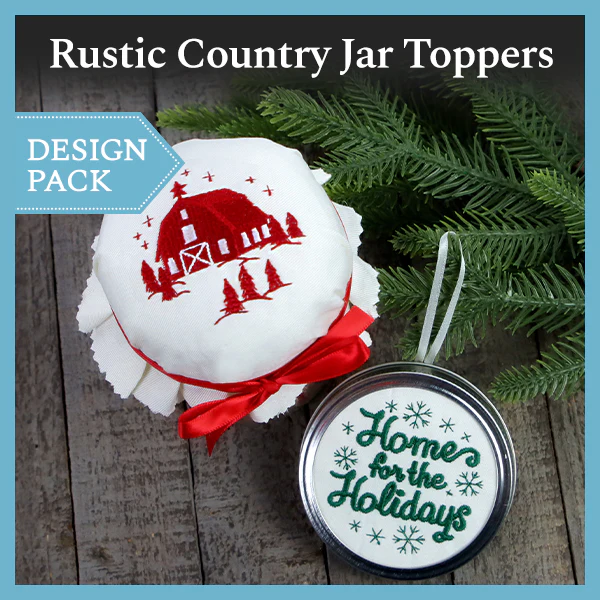 A Rustic Country Jar Topper Design Pack - Image 3