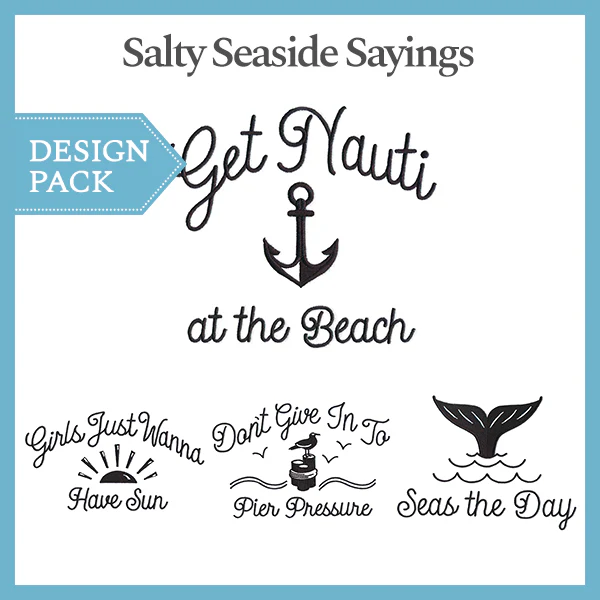 A Salty Seaside Sayings Design Pack - Image 4