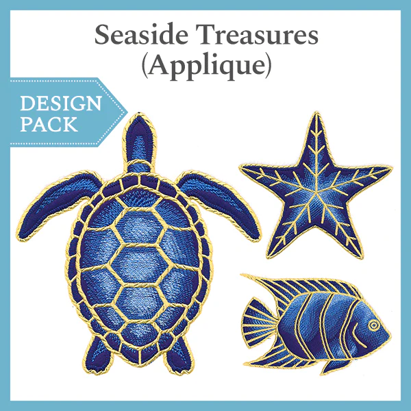 A Seaside Treasures (Applique) Design Pack - Image 2