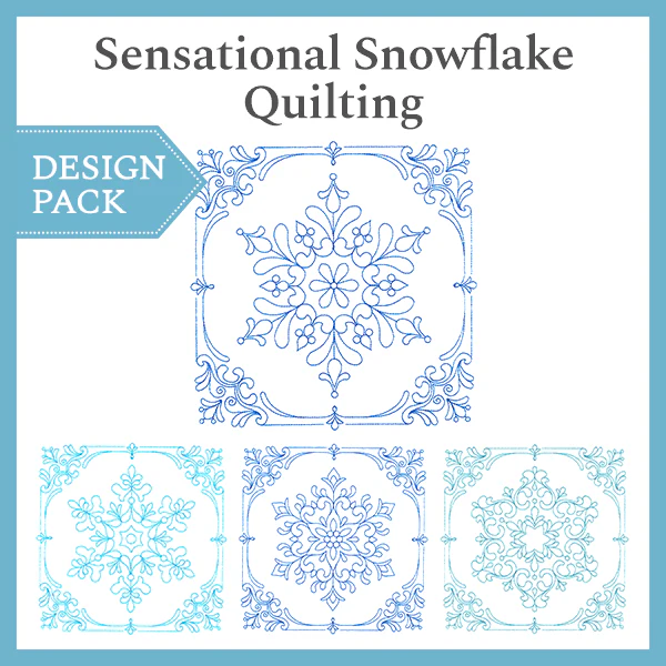 A Sensational Snowflake Quilting Design Pack - Image 6