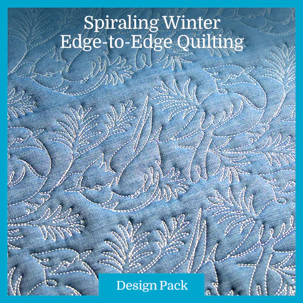 A Spiraling Winter (Edge-to-Edge Quilting) Design Pack - Image 2